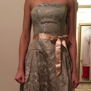 Jessica McClintack strapless/drop waist dress